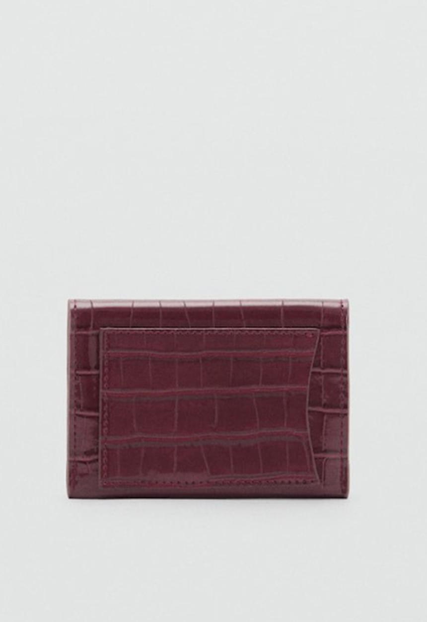 MANGO - Purse m butter - bordeaux