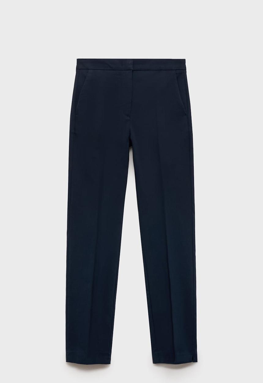 MANGO - Trousers Cola - Midnight Navy