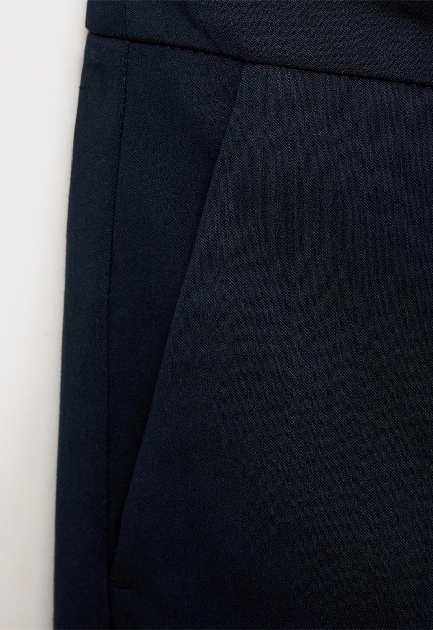 MANGO - Trousers Cola - Midnight Navy