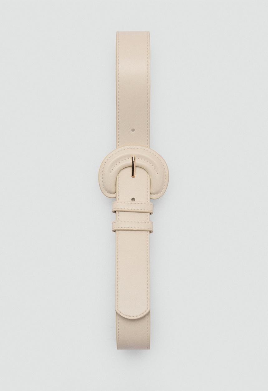 MANGO - Belt terry - light beige