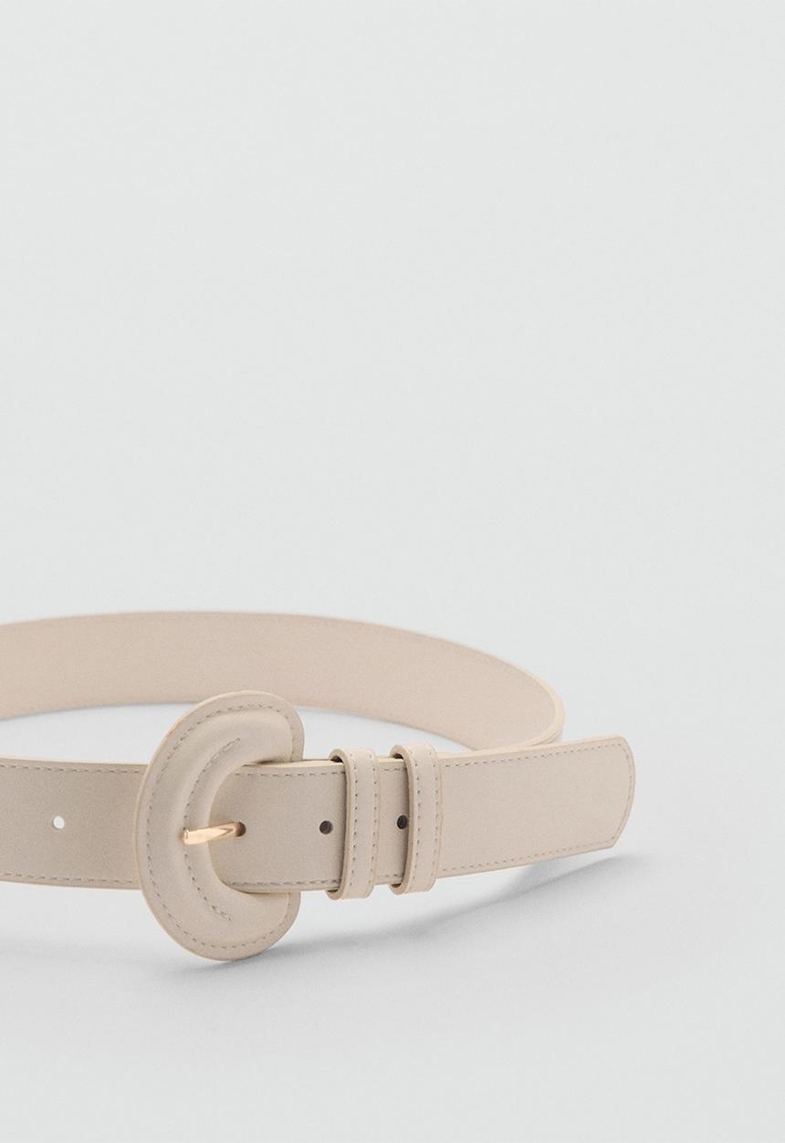 MANGO - Belt terry - light beige