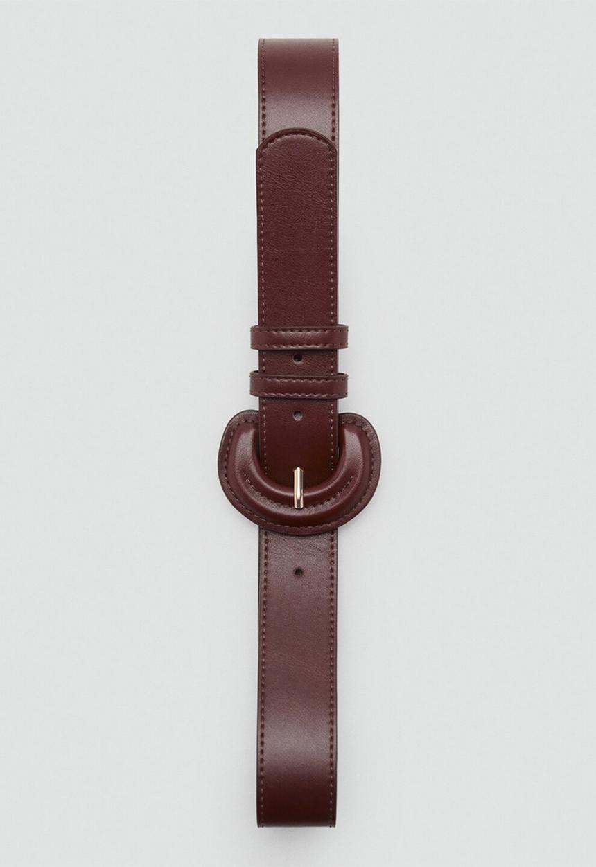 MANGO - Belt terry - brown