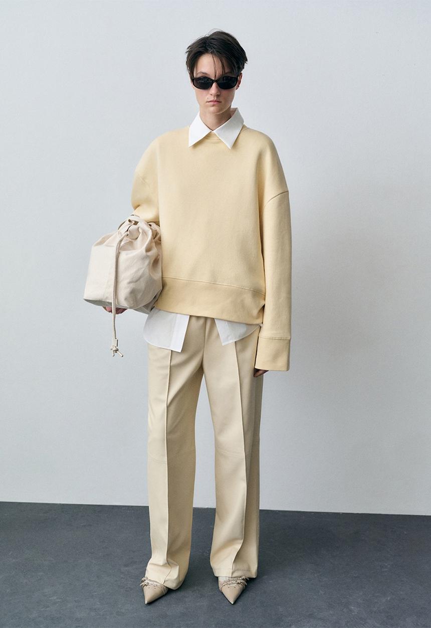 MANGO - Trousers Nathalia - Light Beige