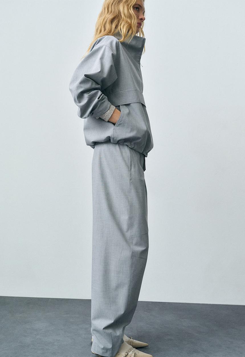 MANGO - Trousers Barile - Grey