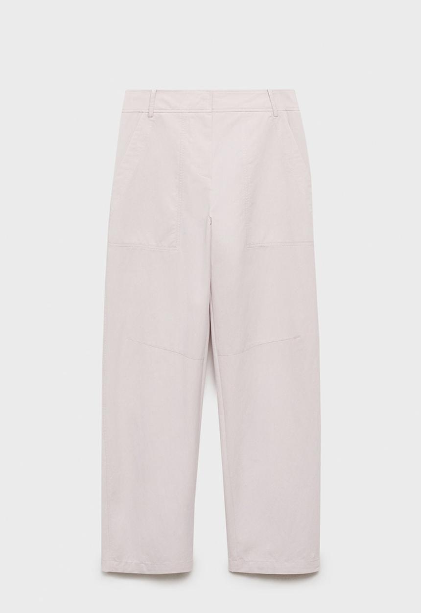 MANGO - Trousers Amalia - Neutral