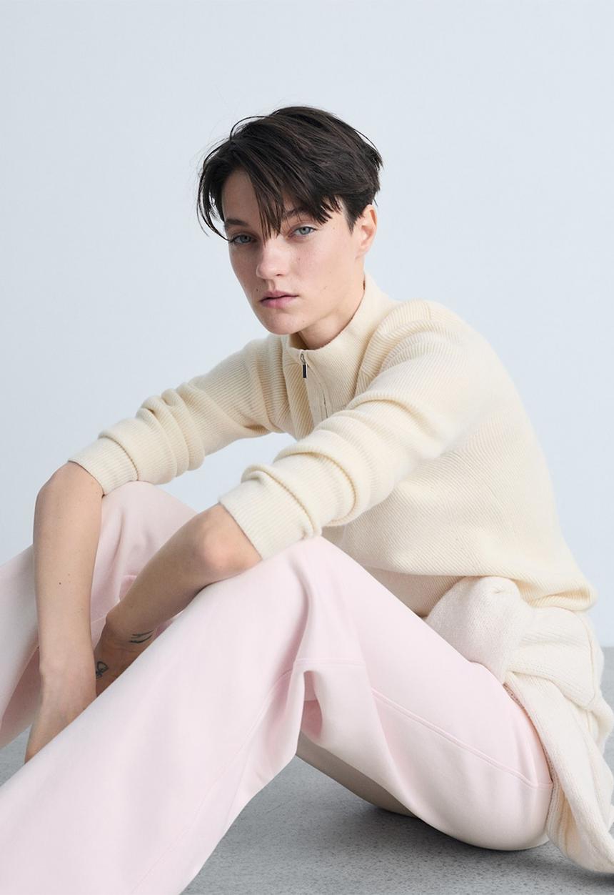 MANGO - Trousers Karen - Light Pink