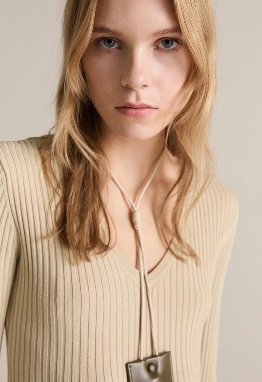 MANGO - Dress Paris - Light Beige