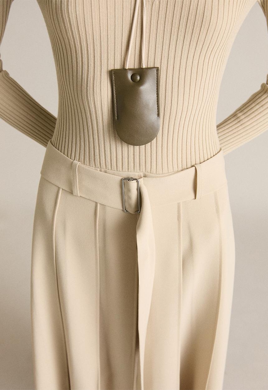 MANGO - Dress Paris - Light Beige