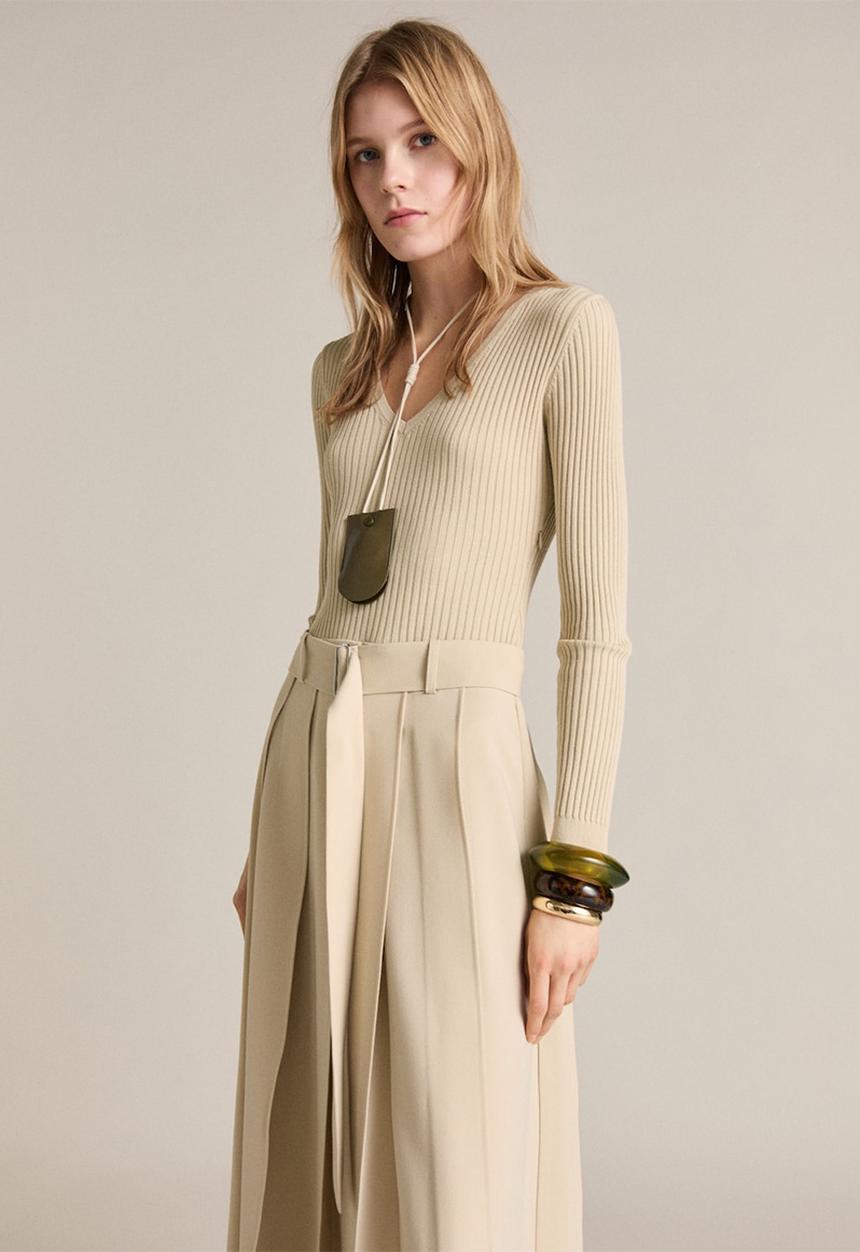 MANGO - Dress Paris - Light Beige