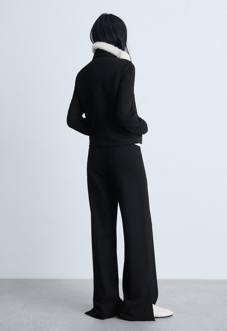 MANGO - Trousers Goa - Black