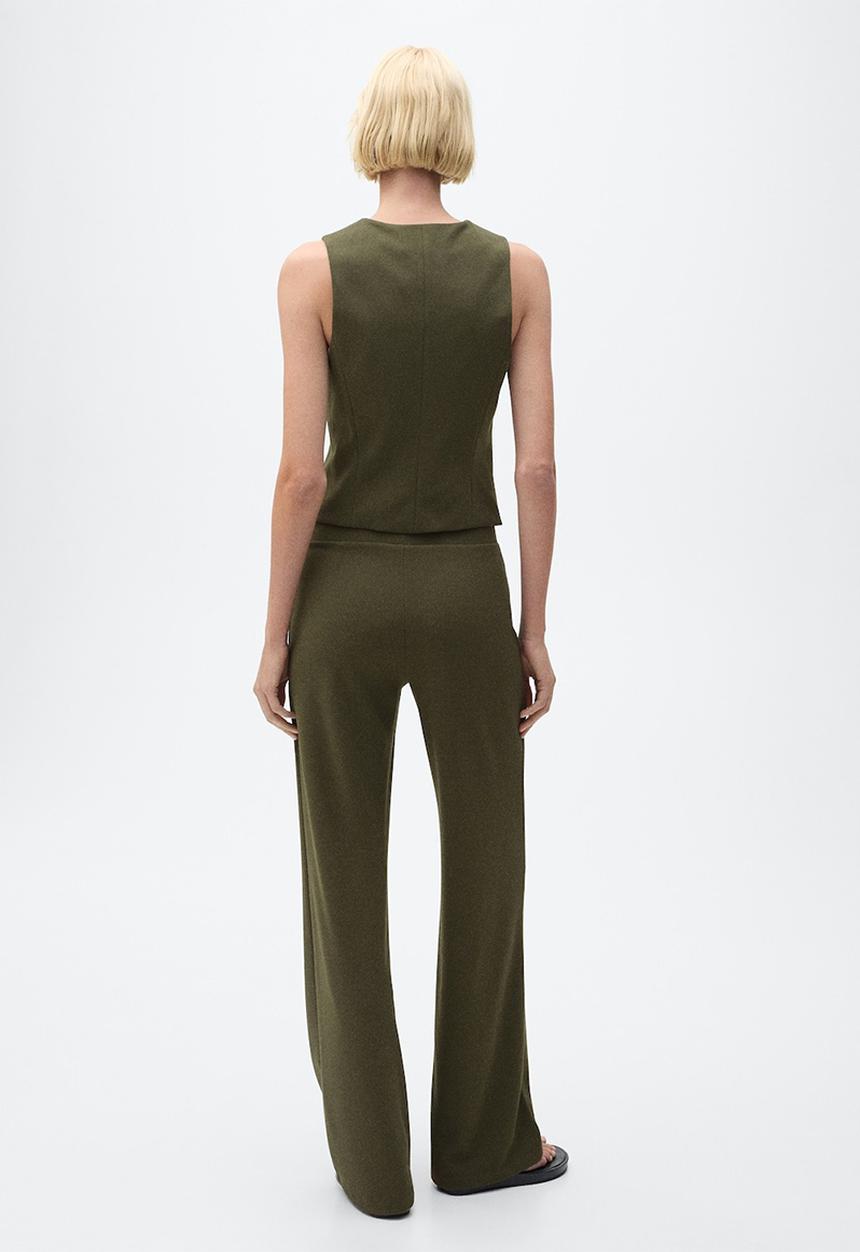 MANGO - Trousers Avaya - Khaki