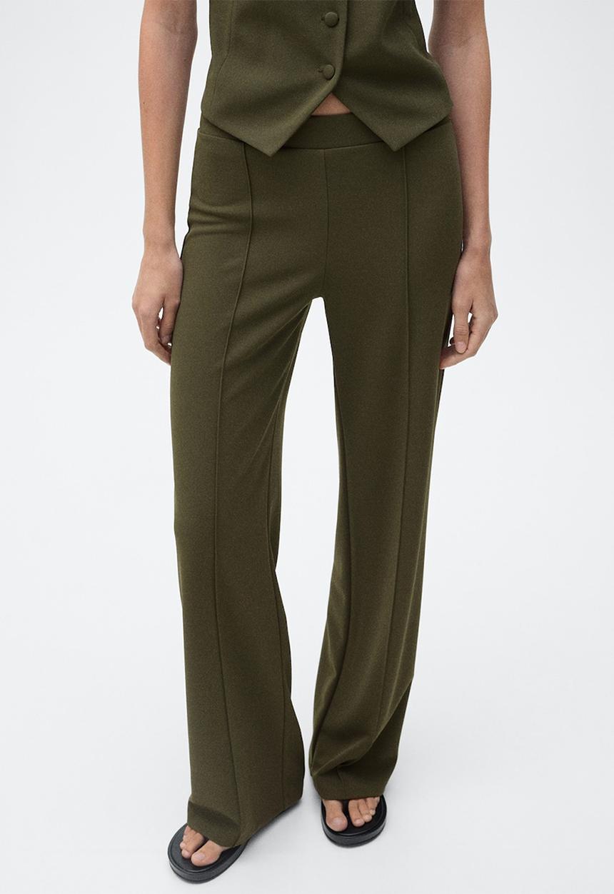 MANGO - Trousers Avaya - Khaki