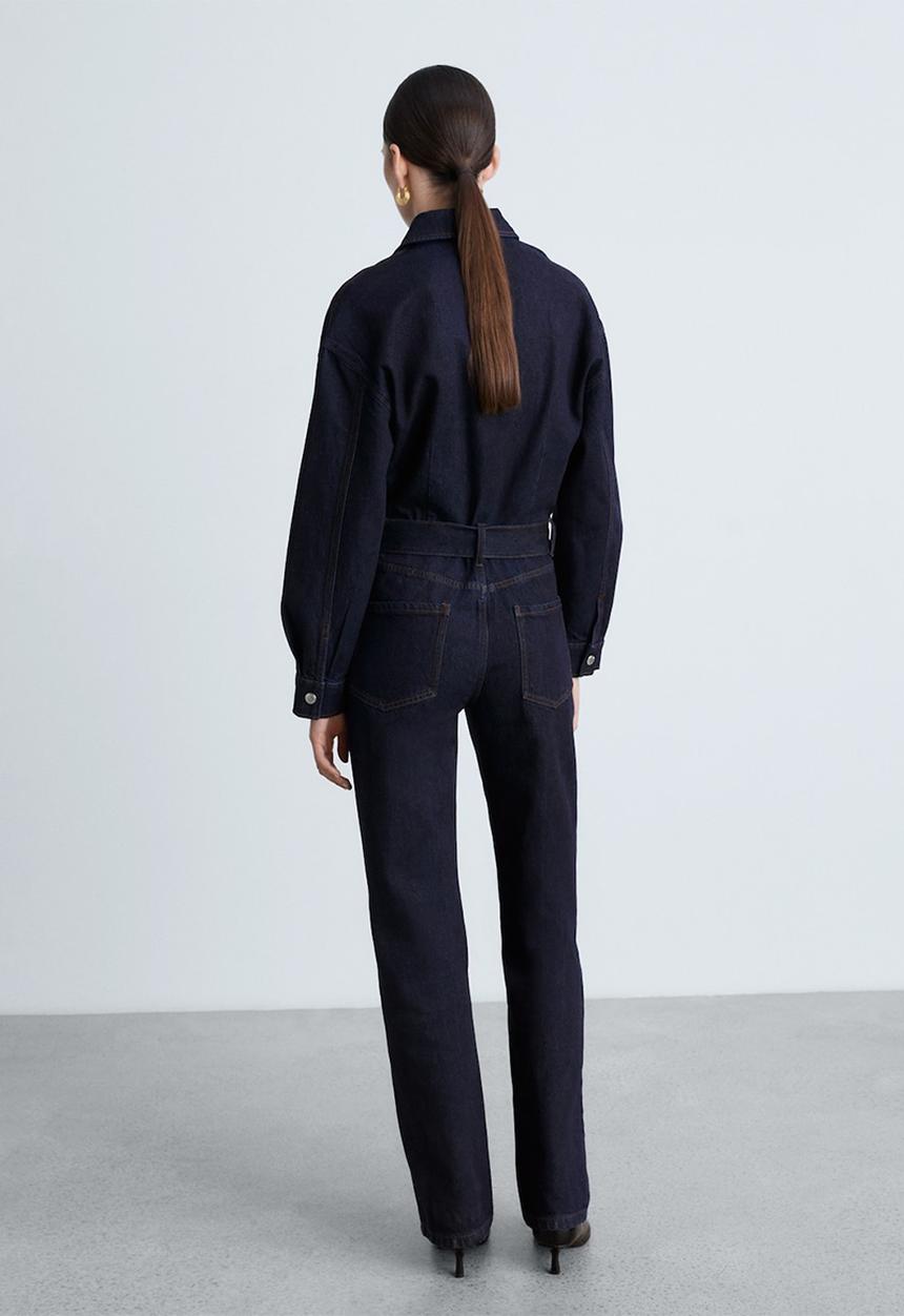 MANGO - Jumpsuit Mara - Open Blue