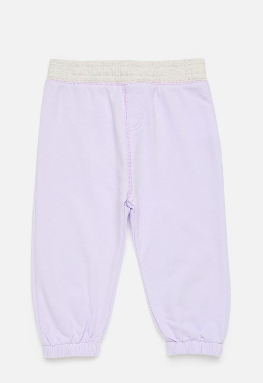 Cotton On - Felix trackpant - vintage lilac/colourblock