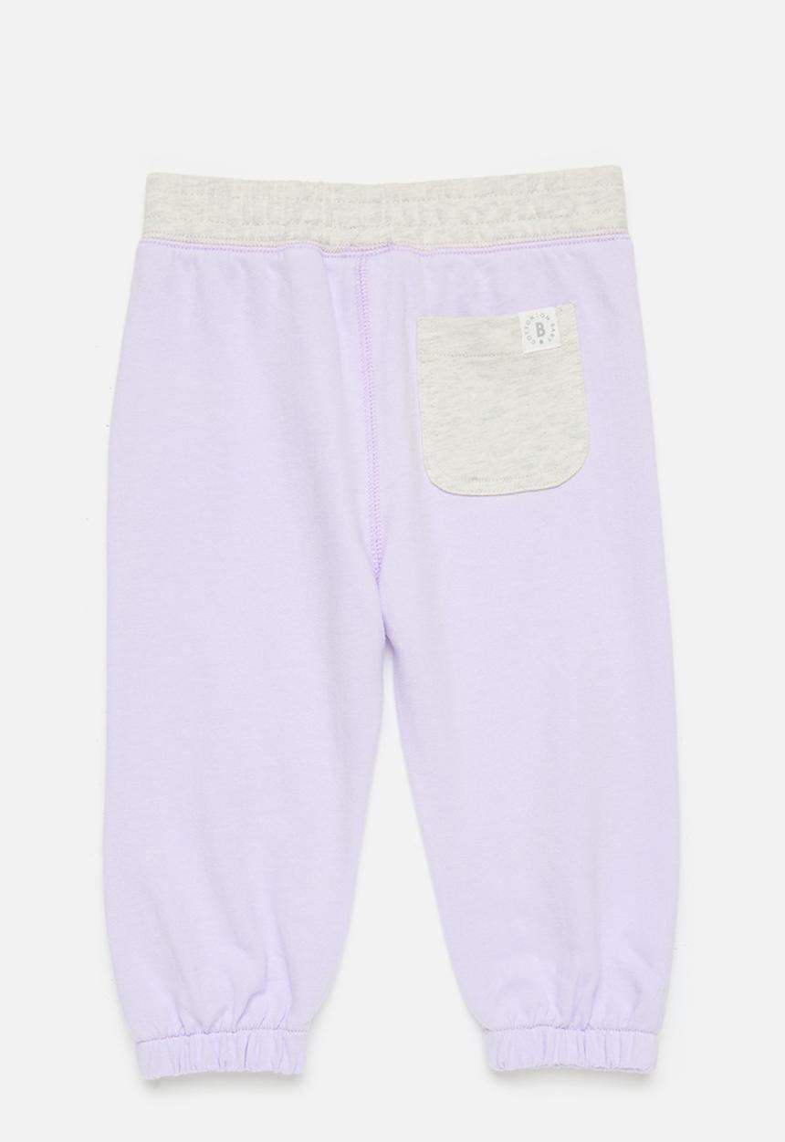 Cotton On - Felix trackpant - vintage lilac/colourblock