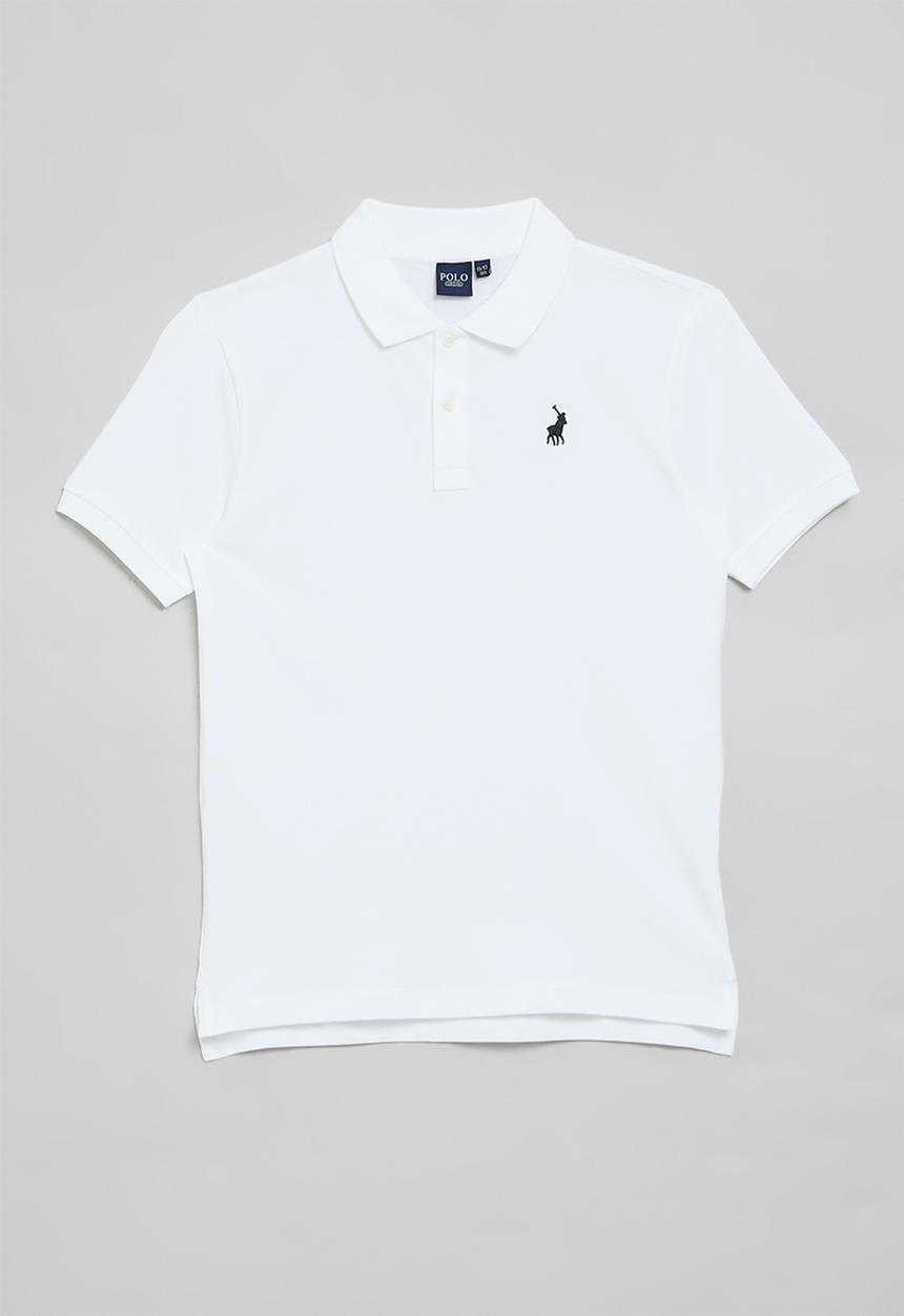 POLO - Boys austin short sleeve golfer - white