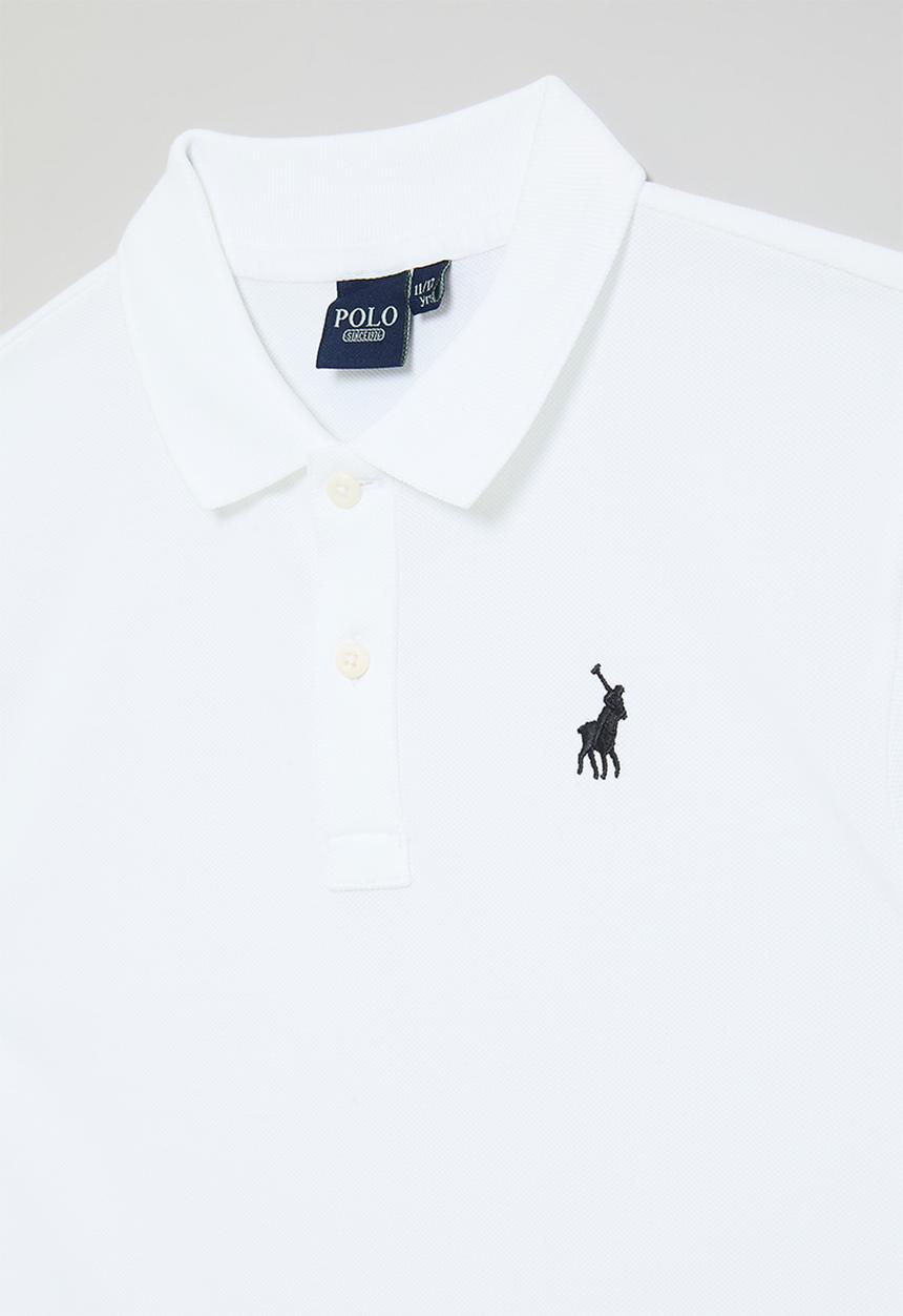 POLO - Boys austin short sleeve golfer - white