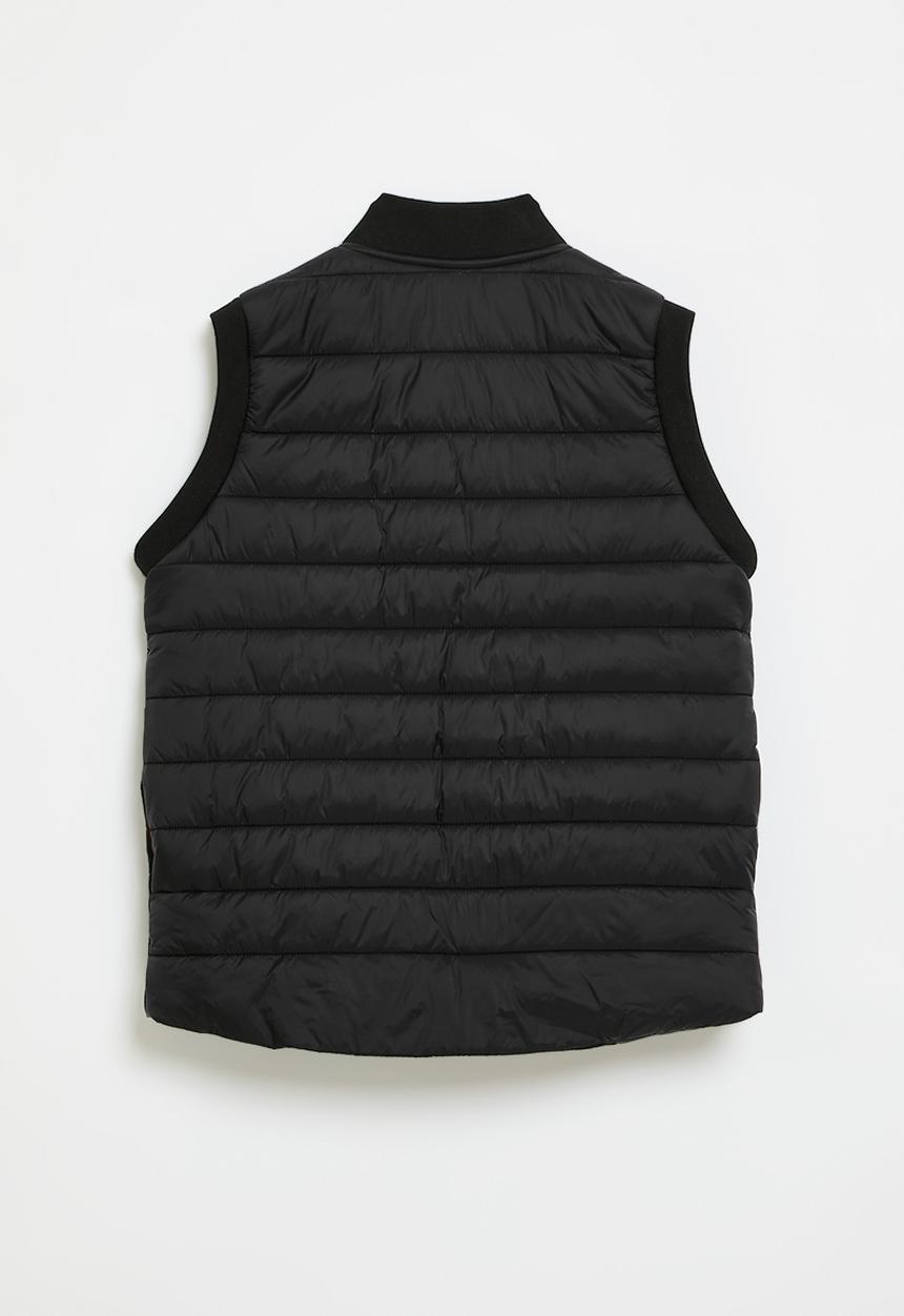 POLO - Boys dominic sleeveless puffer jacket - black