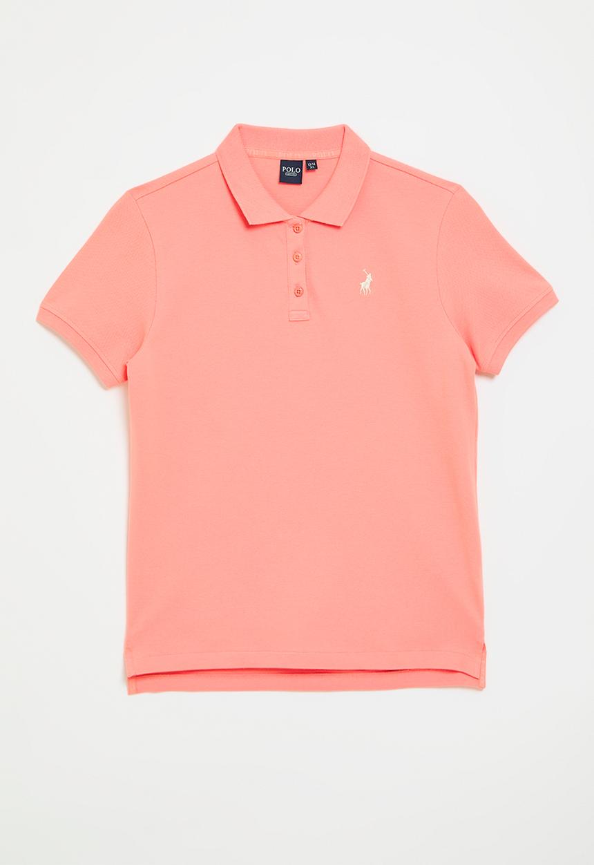 POLO - Girls nina ss golfer - peach