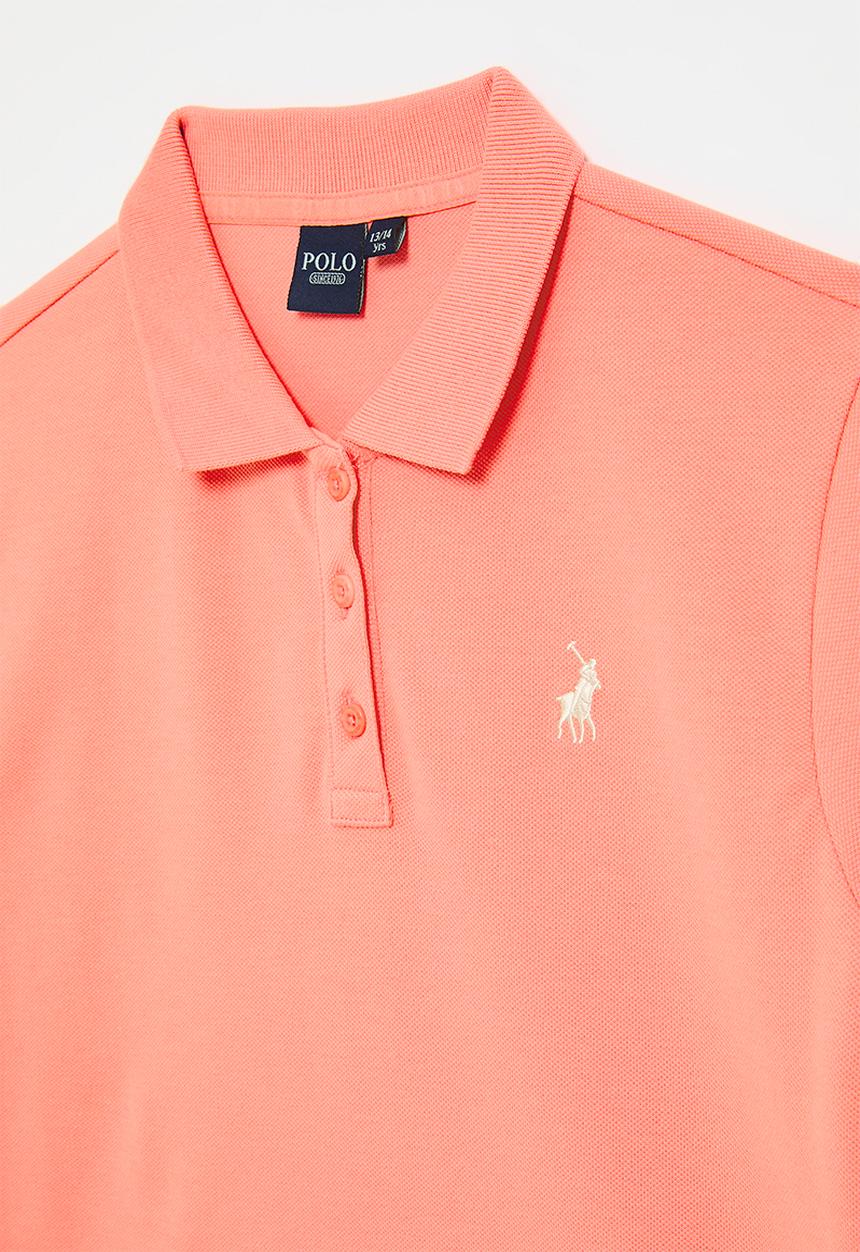 POLO - Girls nina ss golfer - peach