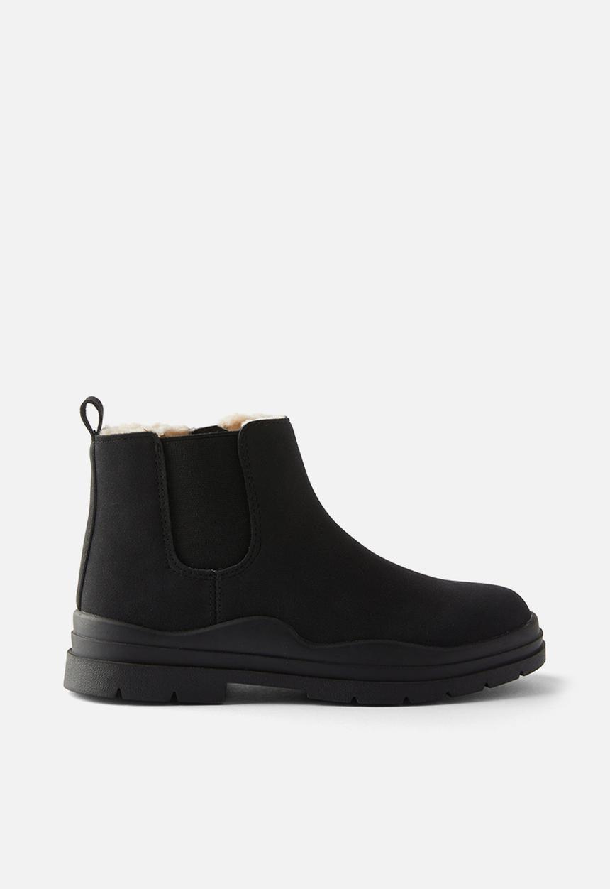 Cotton On - Bobbi lined gusset boot - black