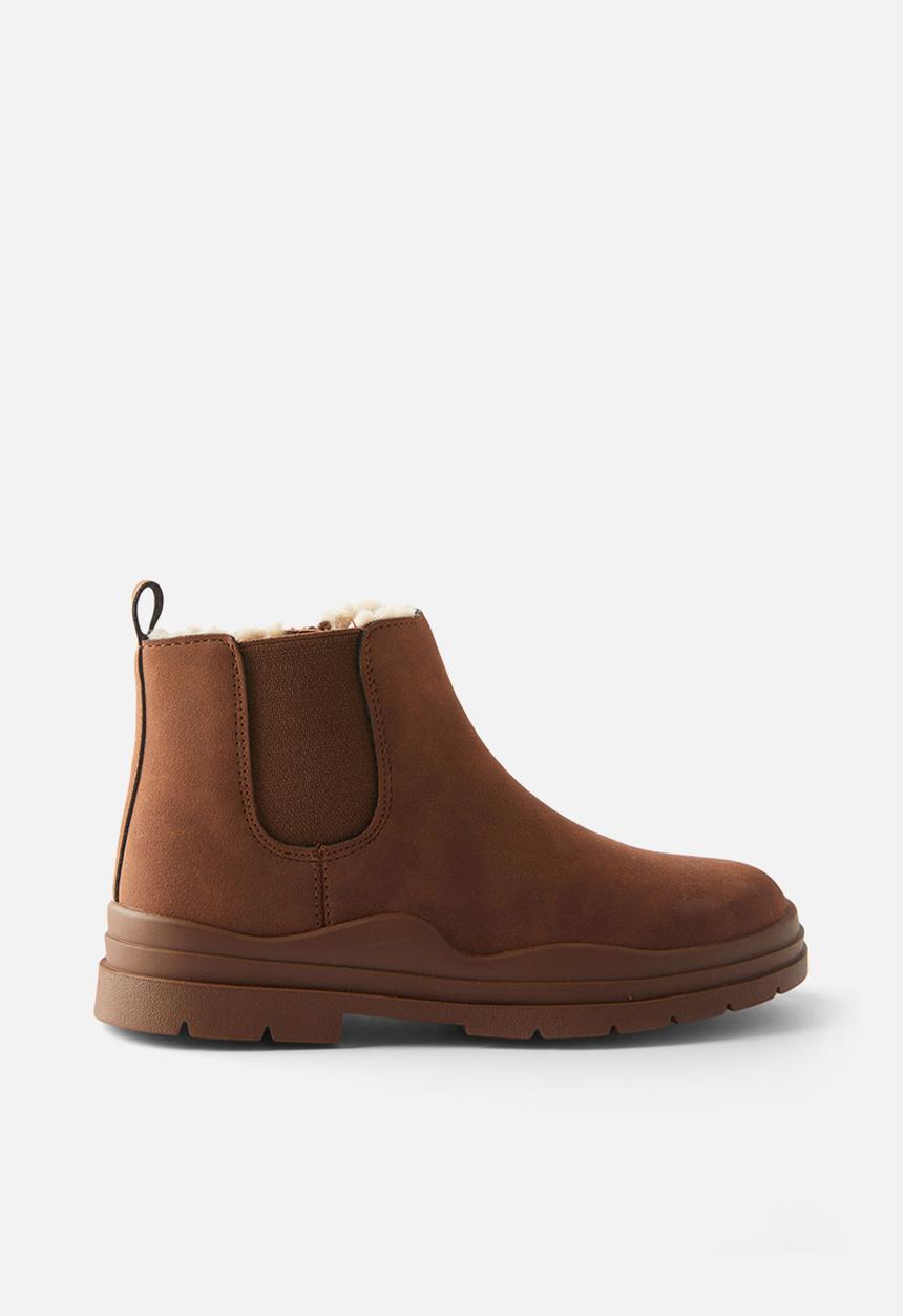 Cotton On - Bobbi lined gusset boot - hot choccy