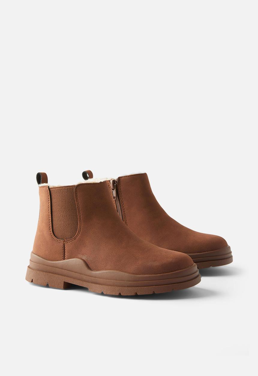 Cotton On - Bobbi lined gusset boot - hot choccy