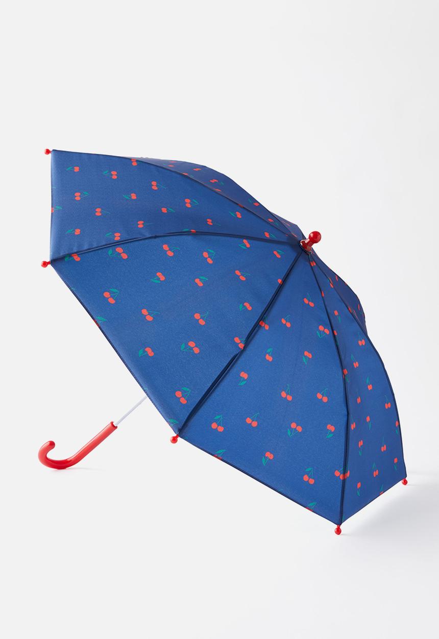 Cotton On - Kids rainy day umbrella - dark vanilla/cherries