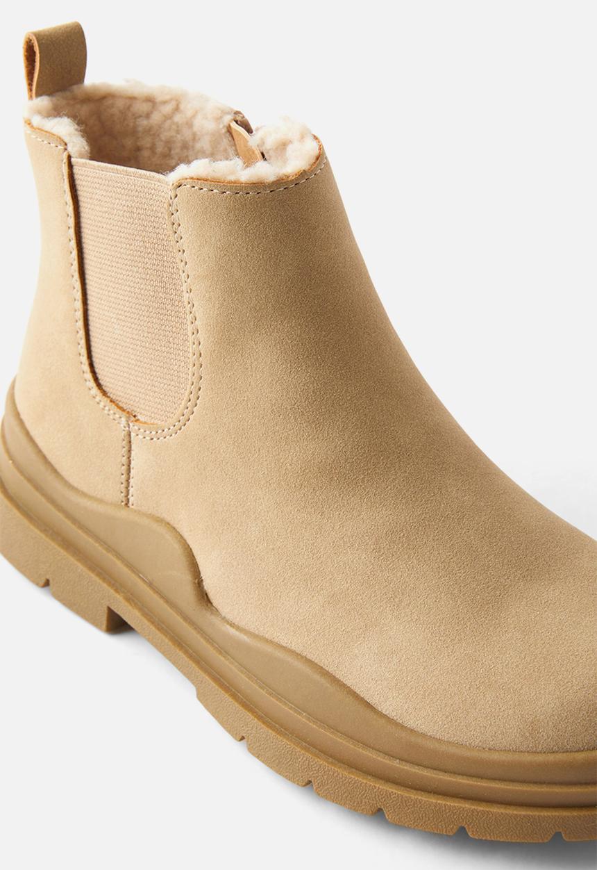 Cotton On - Bobbi lined gusset boot - stone