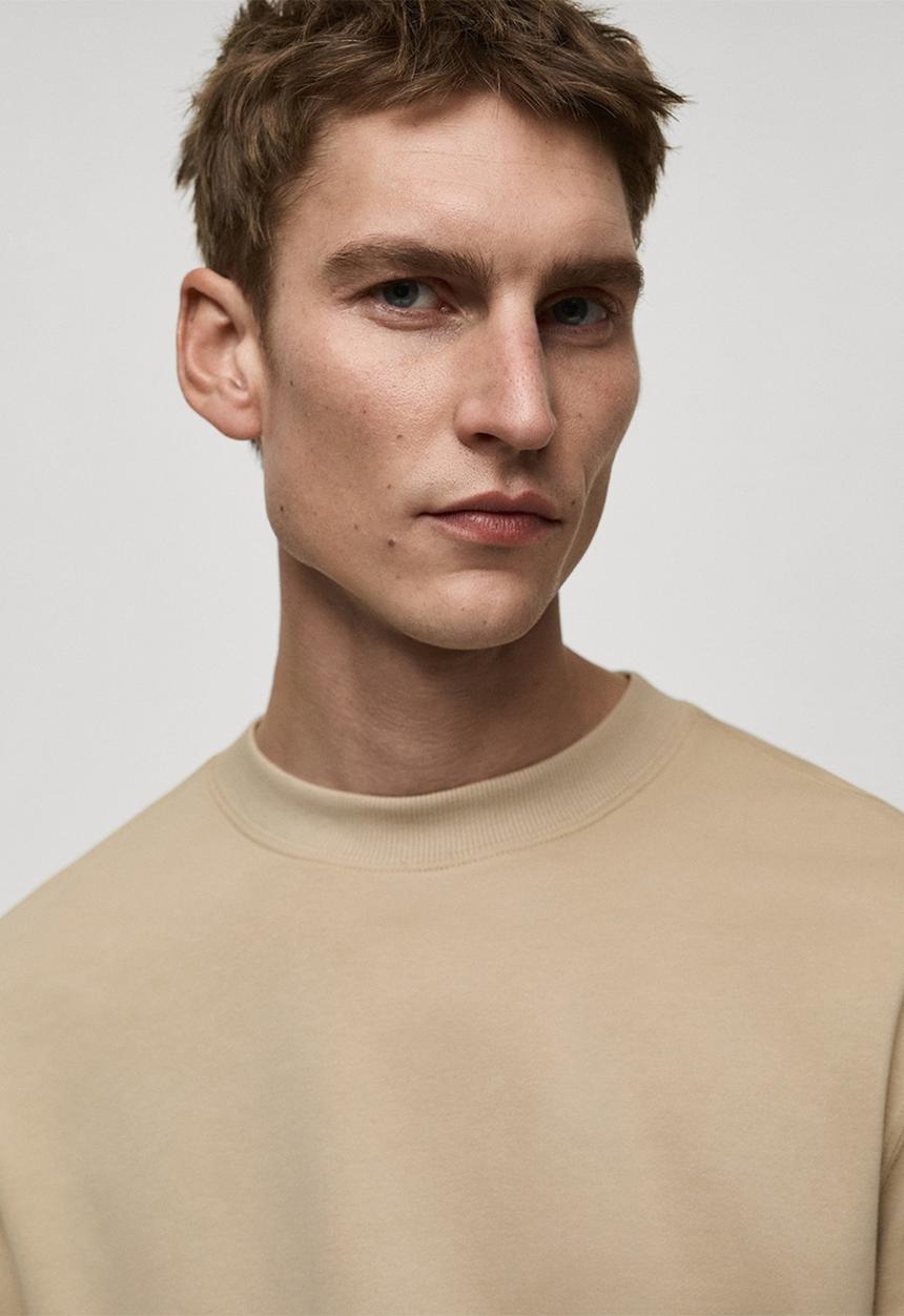 MANGO - Sweatshirt Londonc - Light Beige