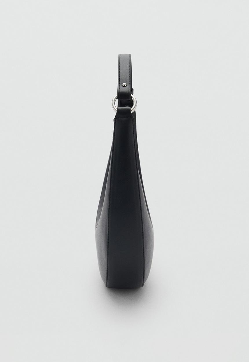MANGO - Bag m-- moon - black