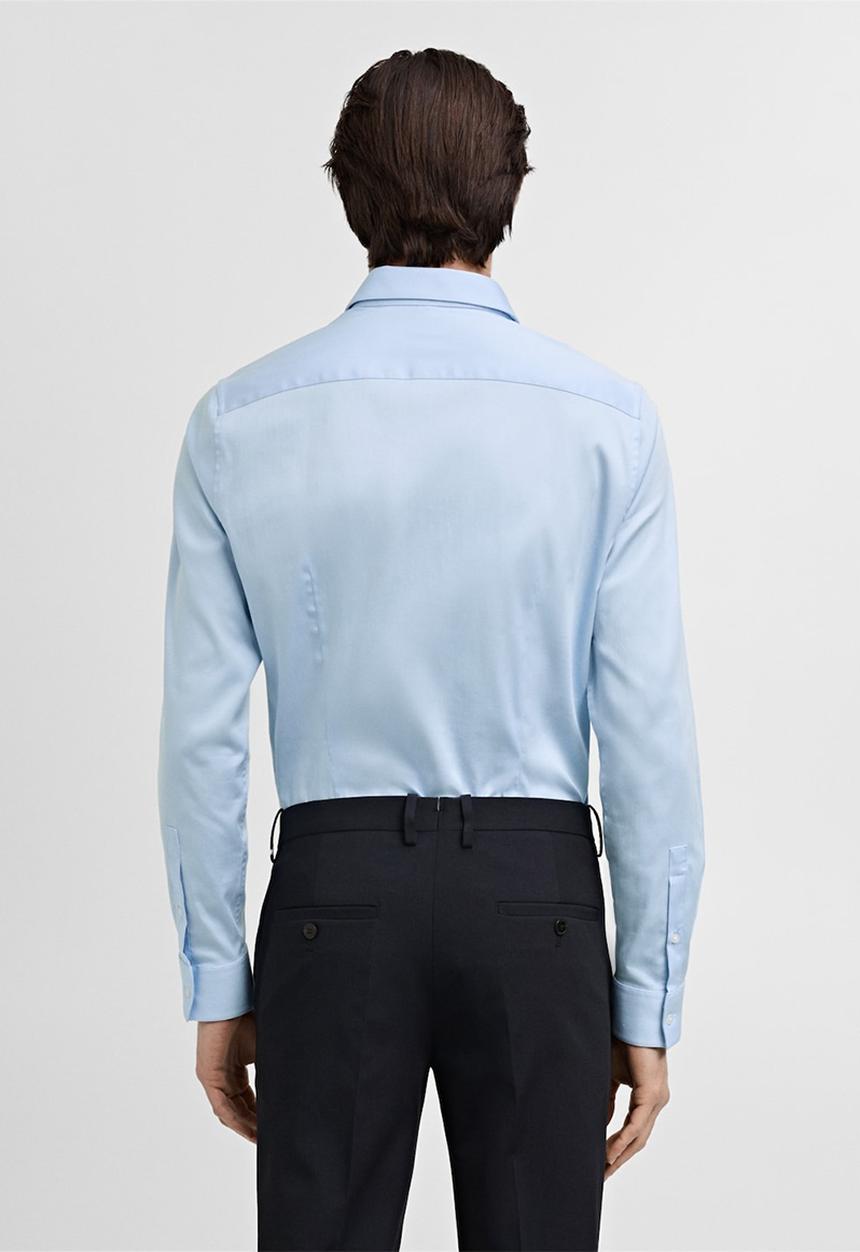 MANGO - Shirt emotion - sky-blue