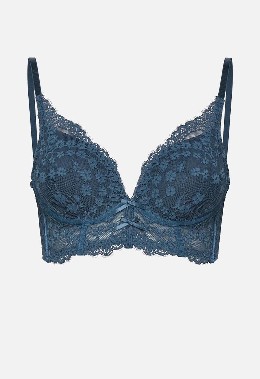 Hunkemoller - Astrid ll bralette - legion blue