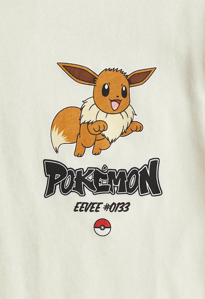 H&M - Long sleeved T-shirt - white pokémon