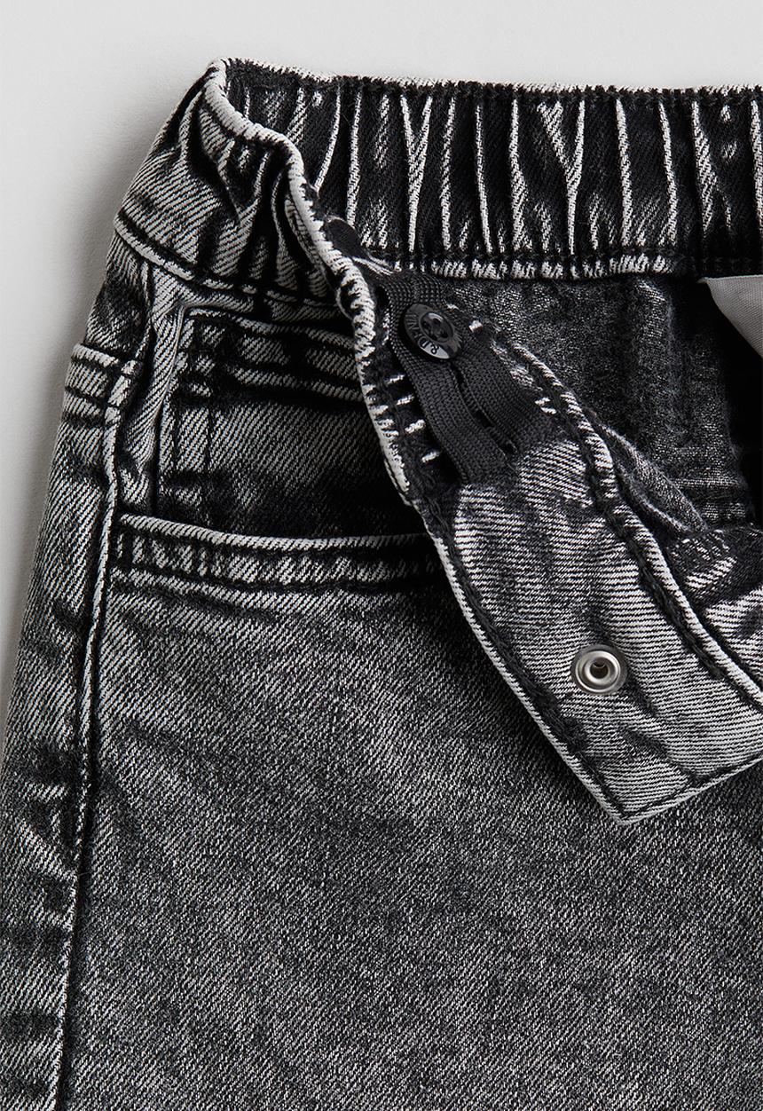 H&M - Relaxed tapered fit jeans - grey