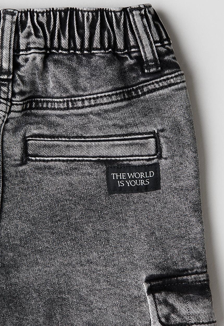 H&M - Relaxed tapered fit jeans - grey