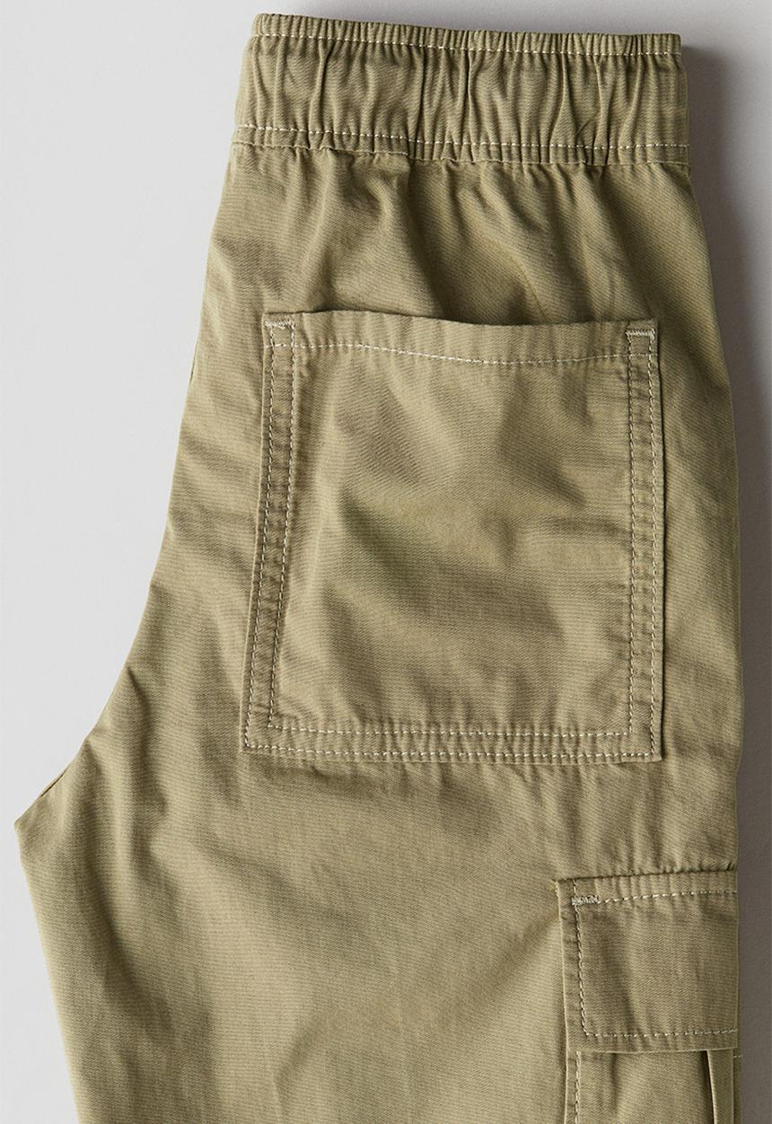 H&M - Cotton cargo trousers - khaki green