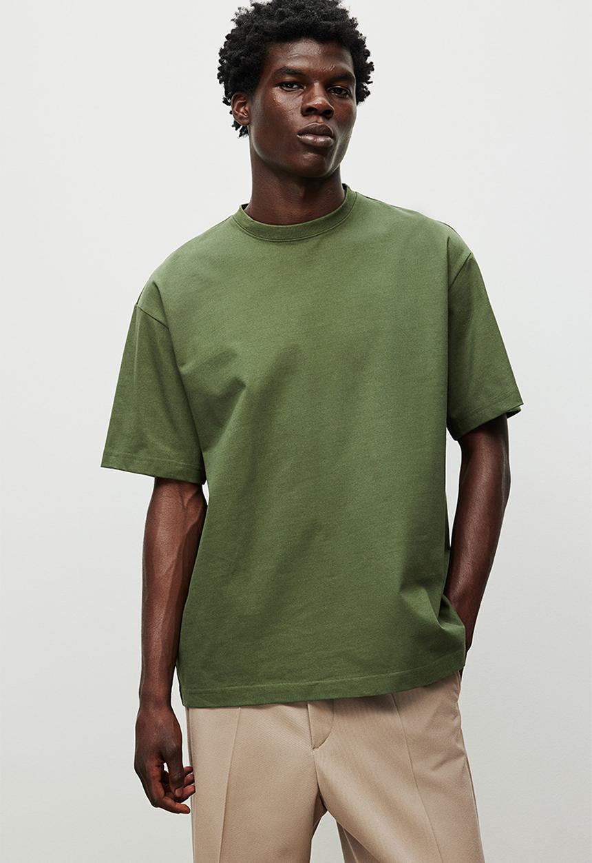 H&M - Loose fit t-shirt - green