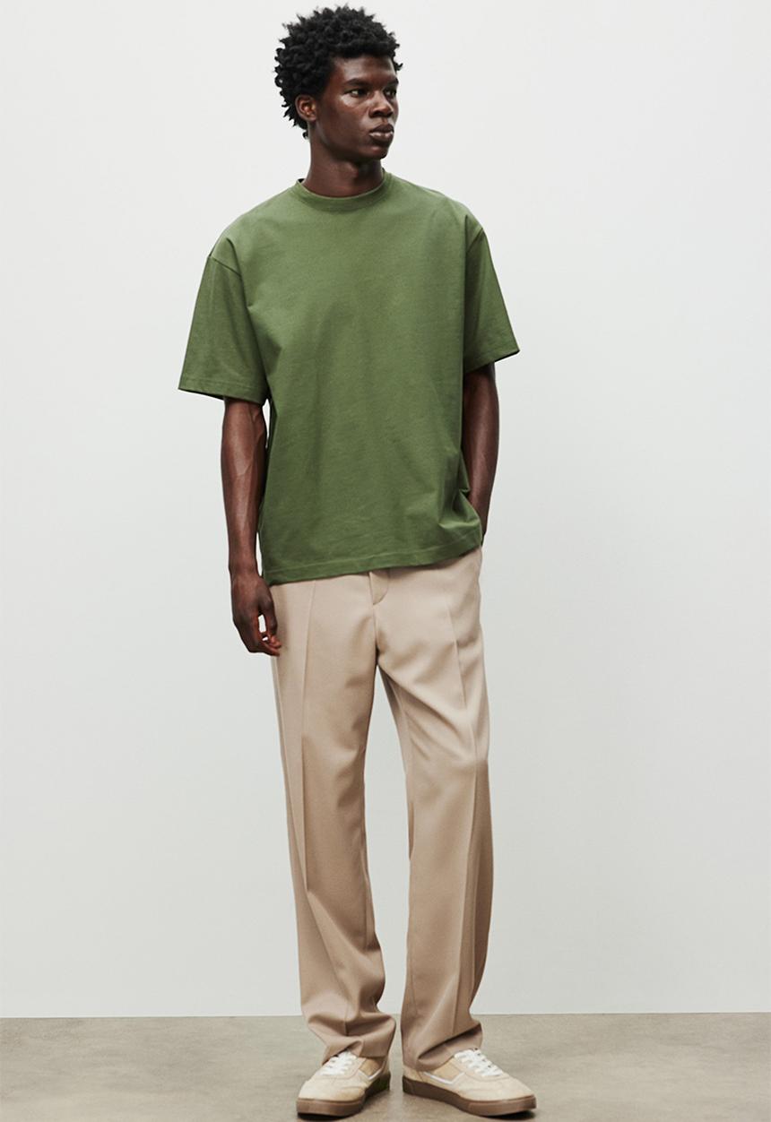 H&M - Loose fit t-shirt - green