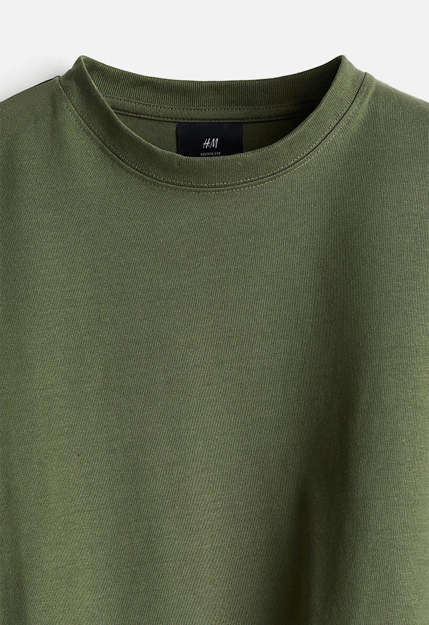 H&M - Loose fit t-shirt - green