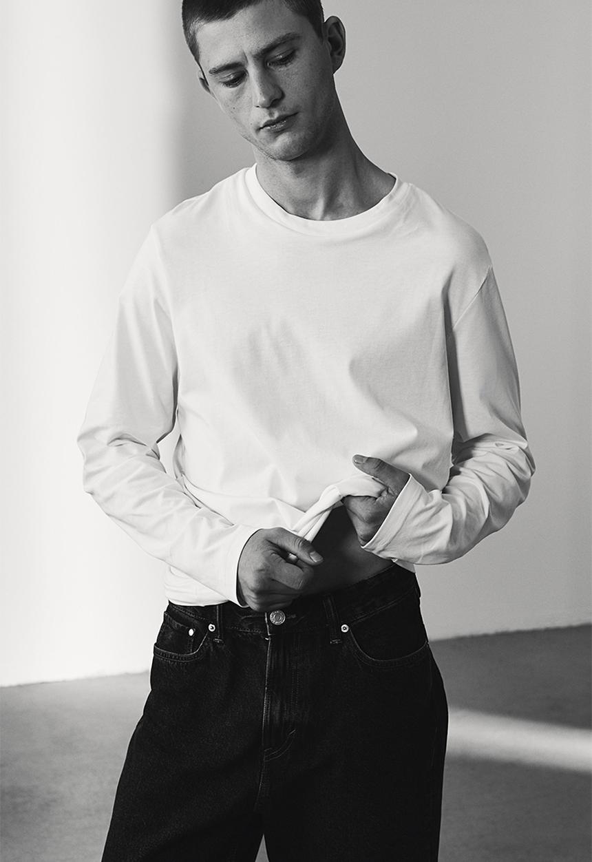 H&M - Thermolite® regular fit jersey top - white
