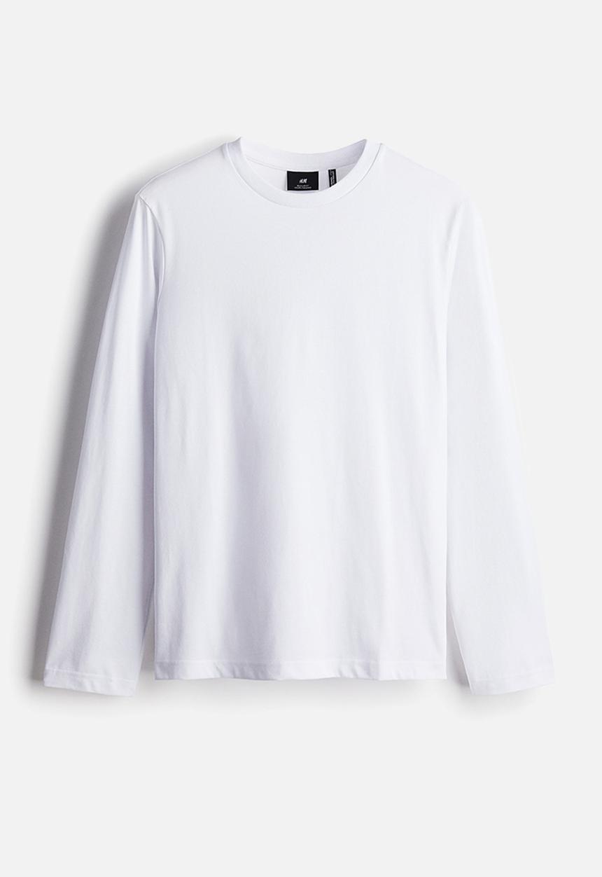 H&M - Thermolite® regular fit jersey top - white