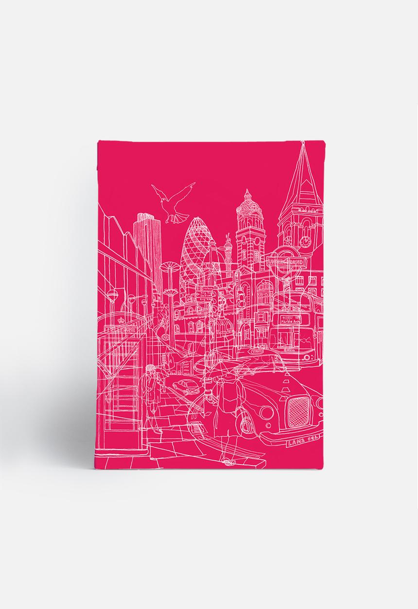 David Bushell - London! hot pink