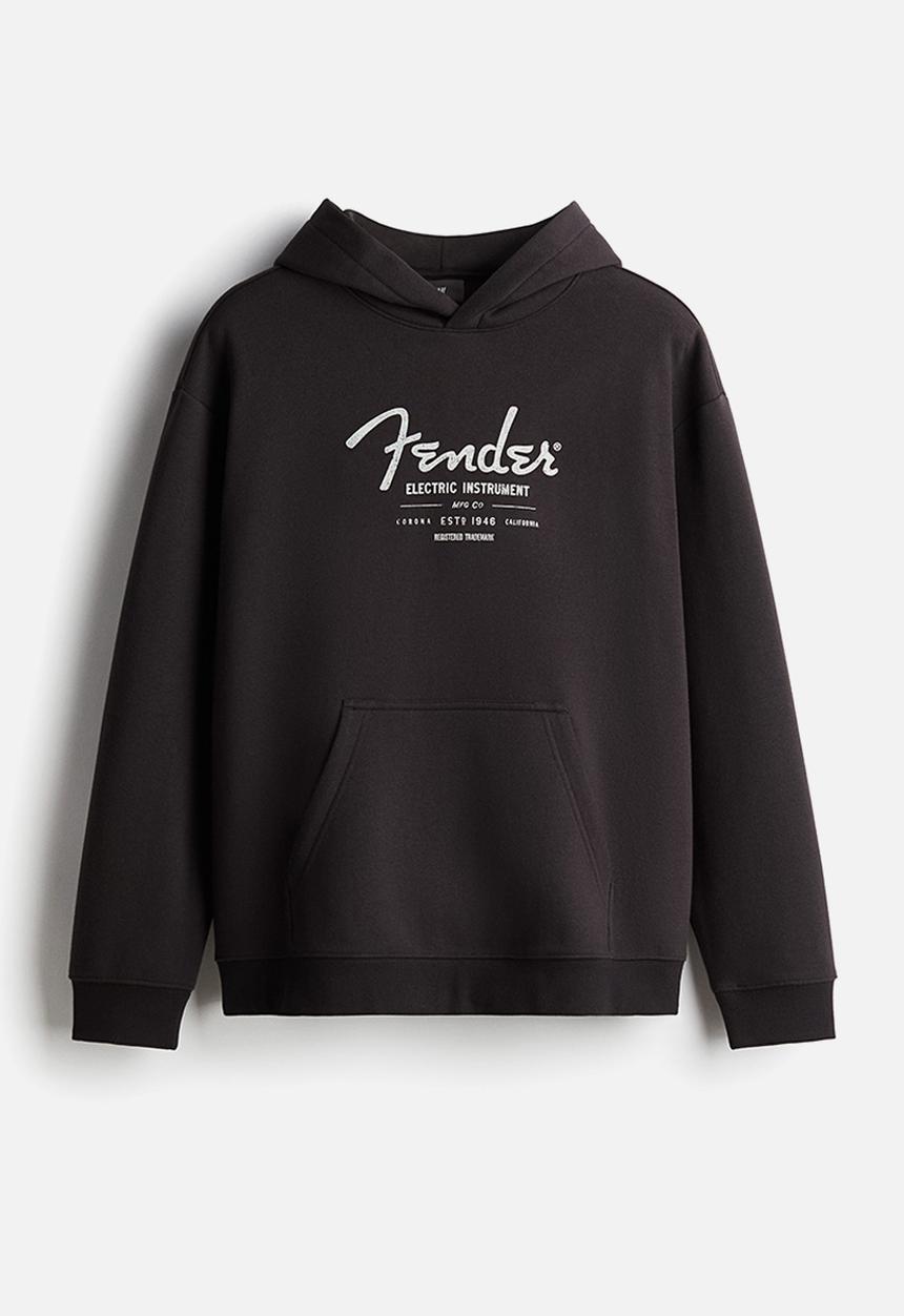H&M - Loose fit hoodie - black,multi