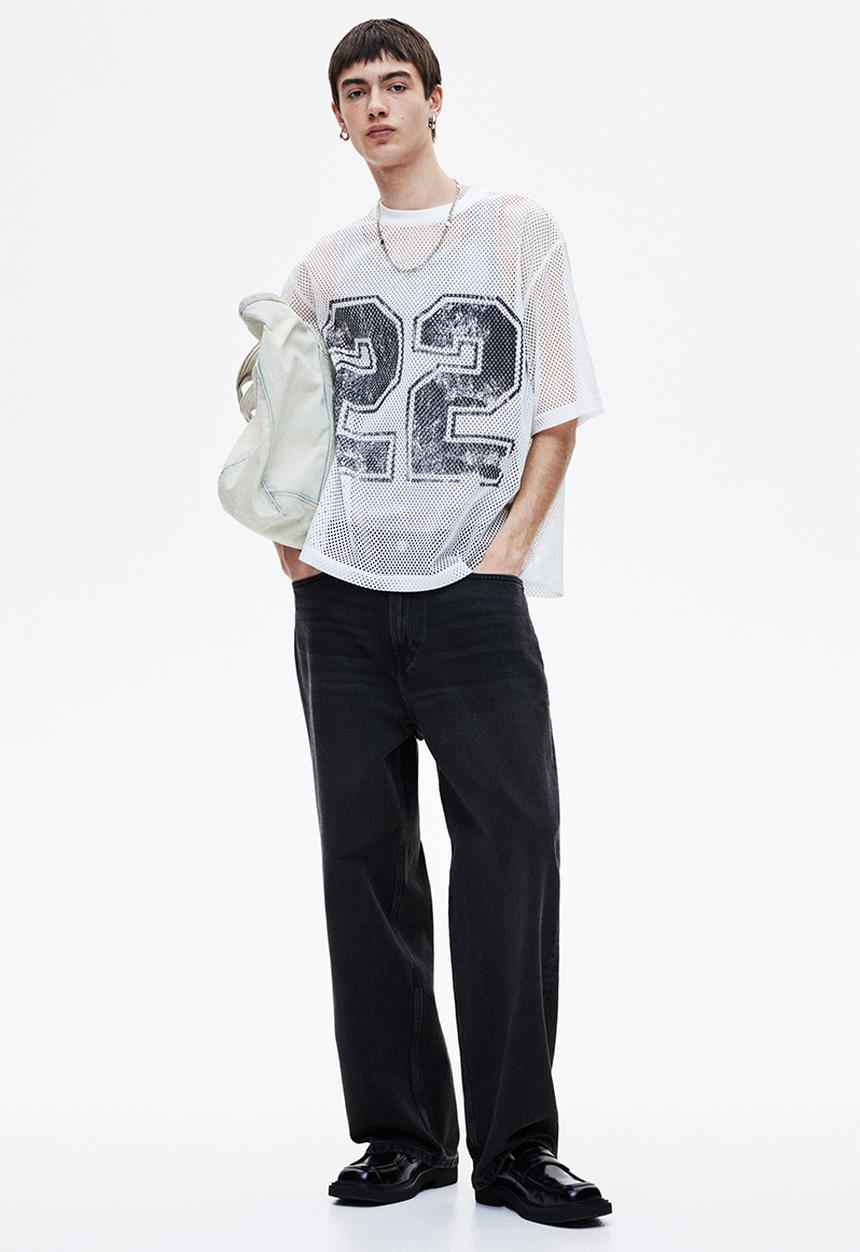 H&M - Baggy jeans - black
