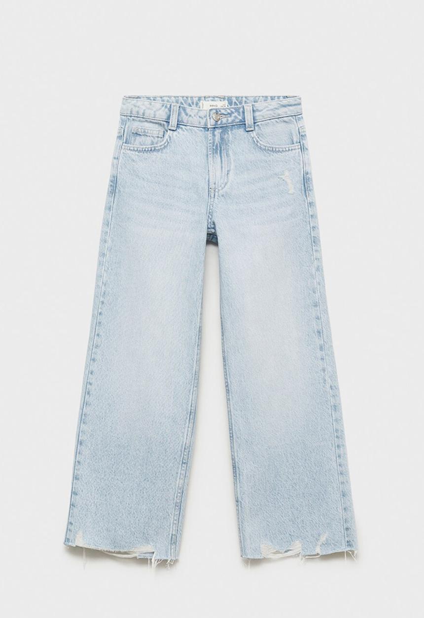 MANGO - Jeans wide8 - open blue