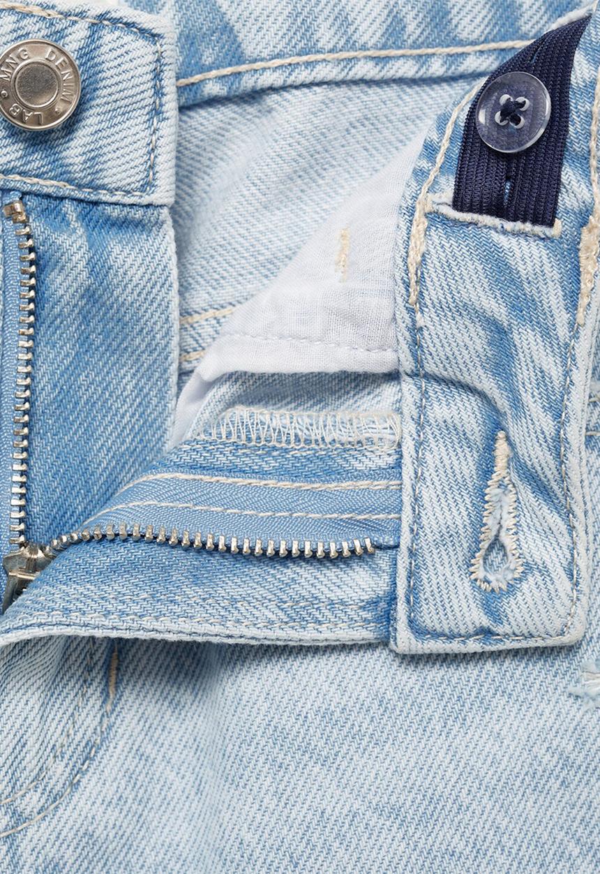 MANGO - Jeans wide8 - open blue