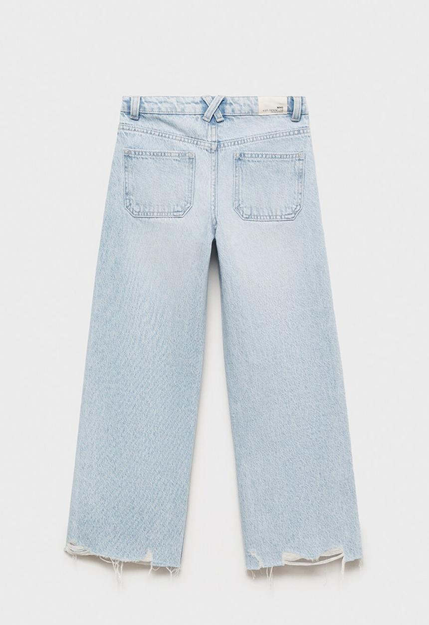 MANGO - Jeans wide8 - open blue