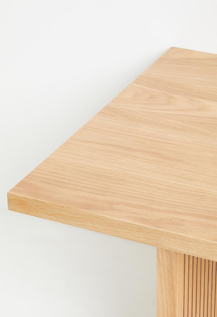 Sixth Floor - Groove coffee table - oak veneer