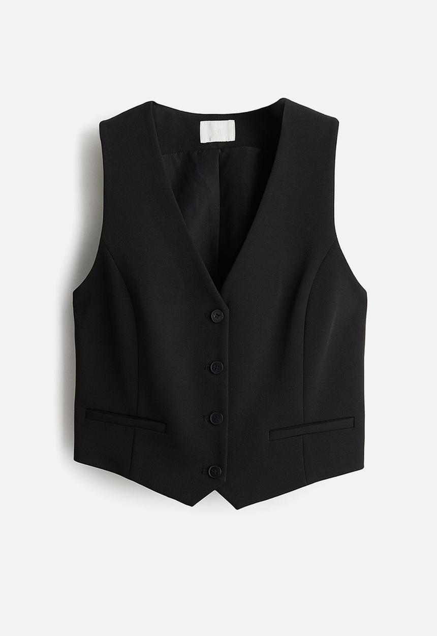 H&M - Suit waistcoat - black